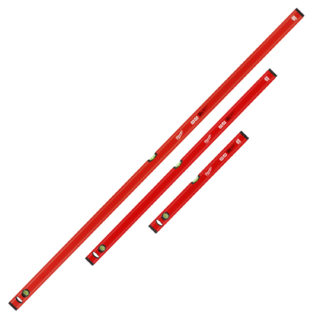 Milwaukee Redstick 3pce Slim Spirit Level Set - Protrade