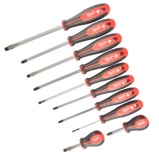 Milwaukee 10pce Tri-Lobe Screwdriver Set - Protrade