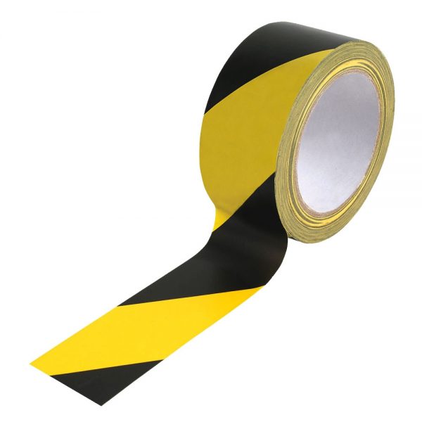 High Visibility Self Adhesive Hazard Tape - Black/Yellow - Protrade