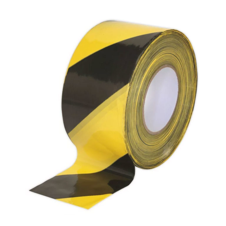 High Visibility Hazard Tape – Black/Yellow - Protrade