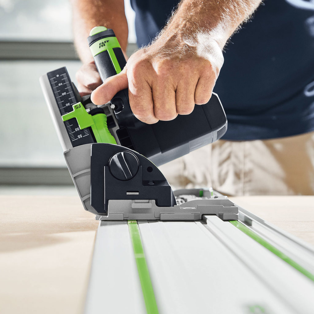 Festool TS55F Plunge Circular Saw Set c/w 1400mm Guide Rail - Protrade