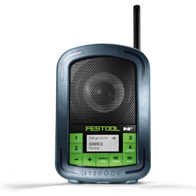 Festool SYSROCK DAB 10.818V Bluetooth Radio Speaker