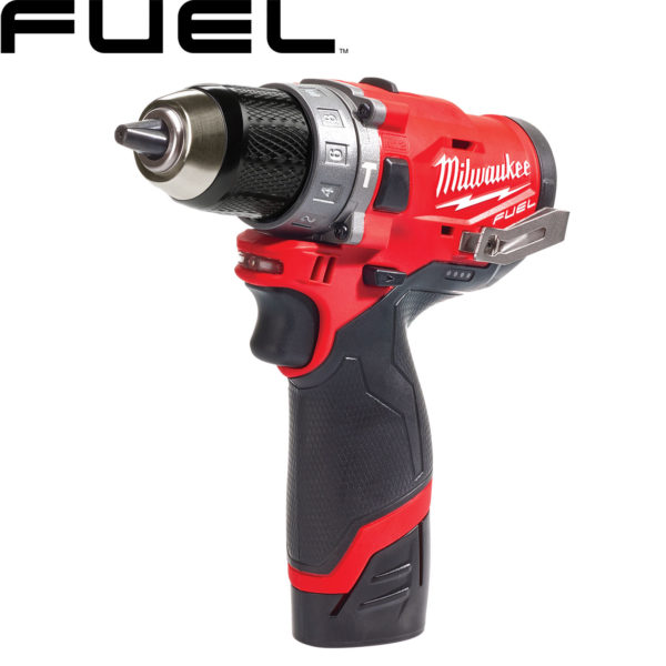 Milwaukee M12FPD 12V Fuel 2 Combi Drill c/w 2 x 2.0Ah Batts - Protrade