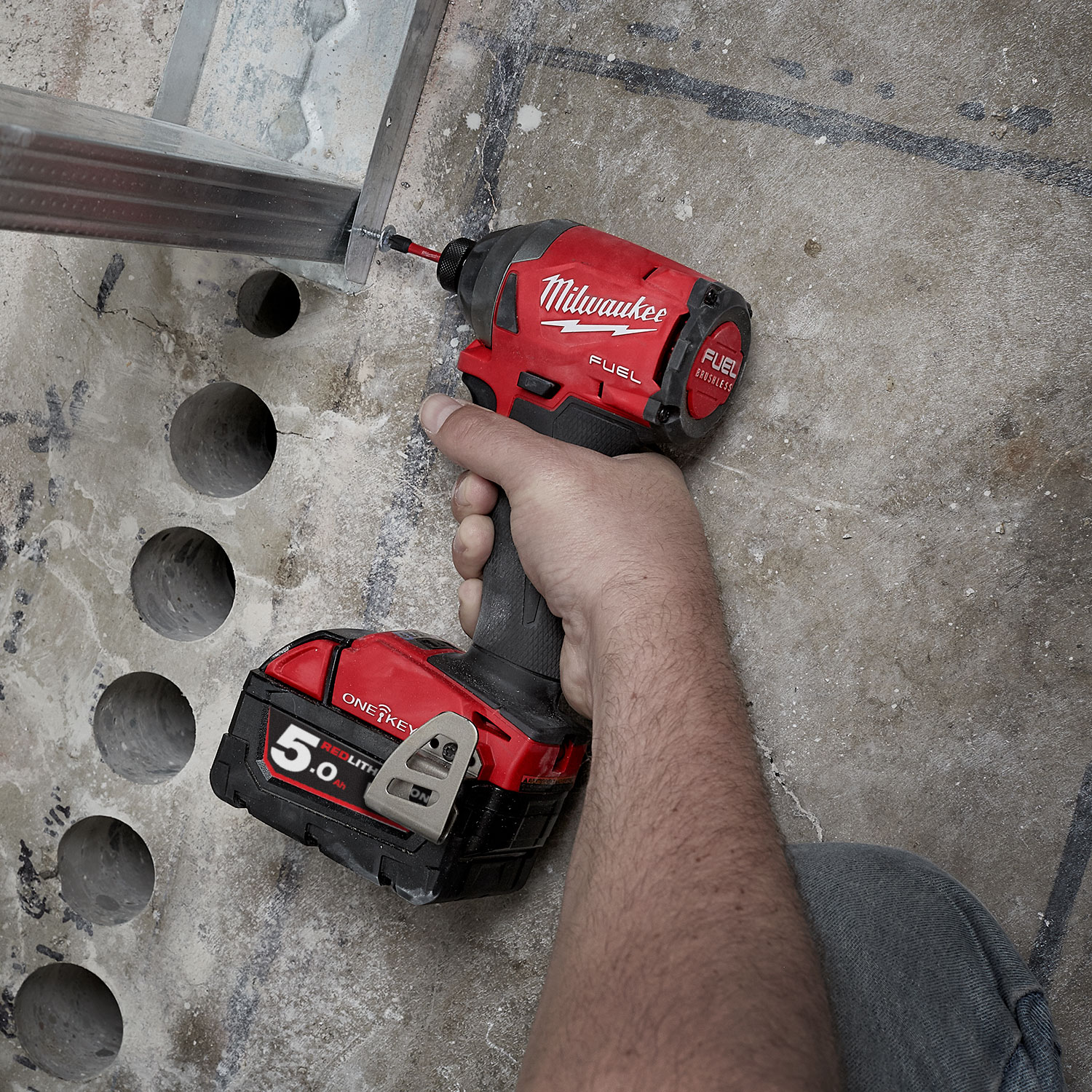 Milwaukee M18oneid2 18v One-key Impact Driver C W 2x5ah Batt - Protrade