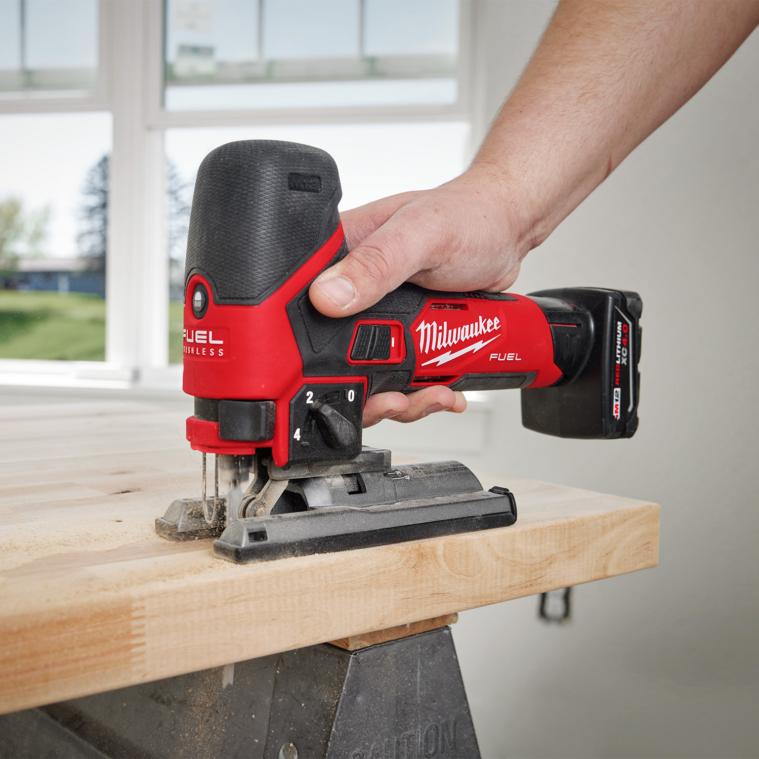 Milwaukee M12FJS Fuel Compact Jigsaw Body Protrade