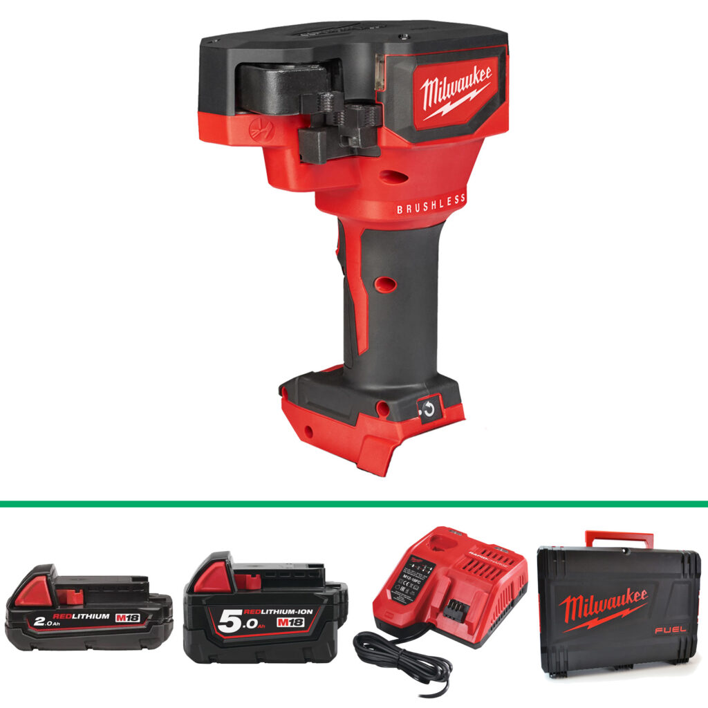 Milwaukee M18bltrc 18v Threaded Rod Cutter C W 2.0&5.0ah Bat - Protrade