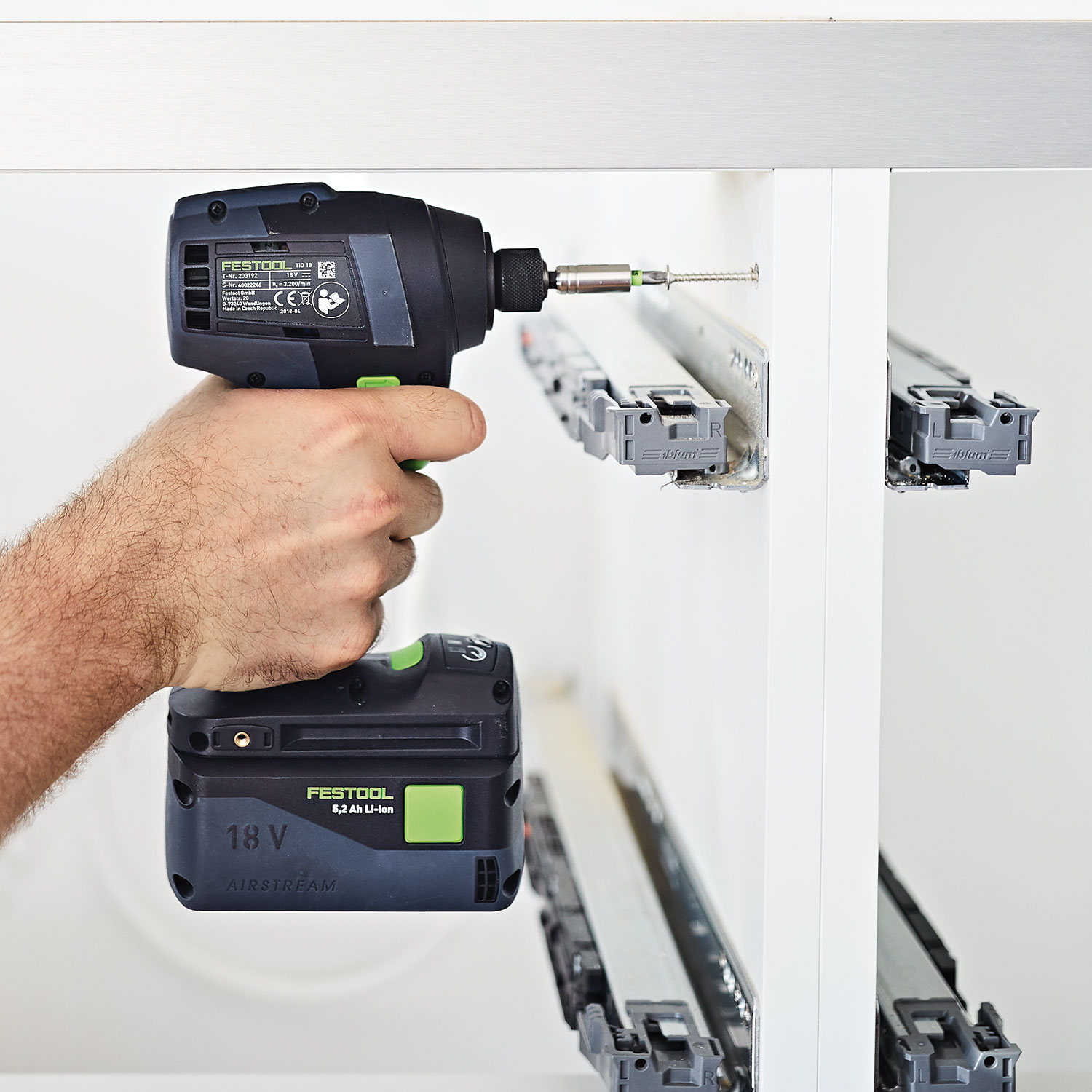 Festool TID18 18V Impact Driver c w 2 x 4.0Ah Batts Protrade