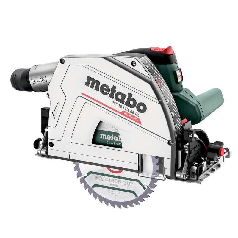 Metabo KT18 18V LTX 165mm Plunge Saw Set c w 2x5.5Ah Batts Protrade