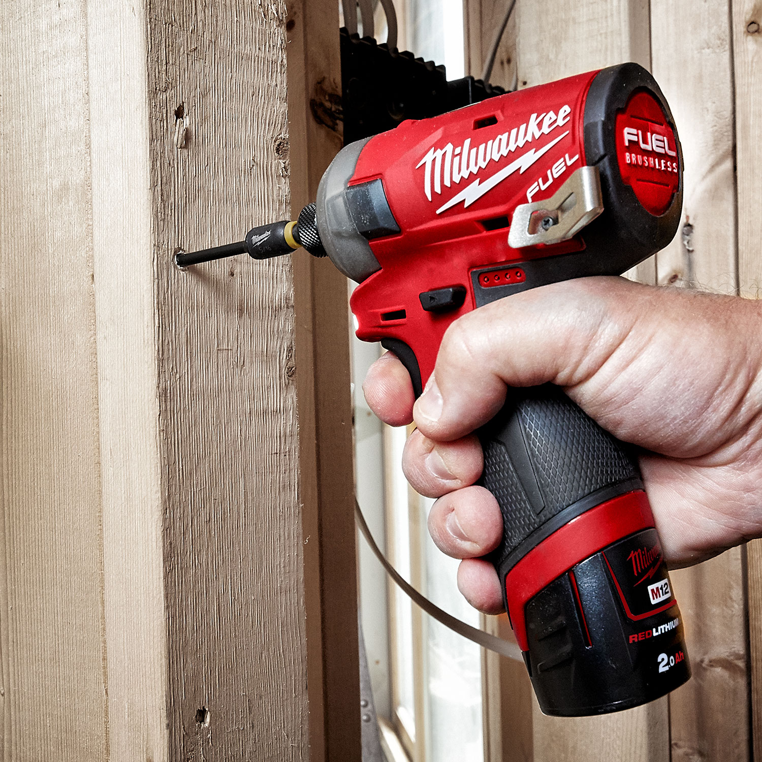 Milwaukee M12FQID 12V Fuel SURGE Impact Driver c/w 2x2Ah - Protrade 