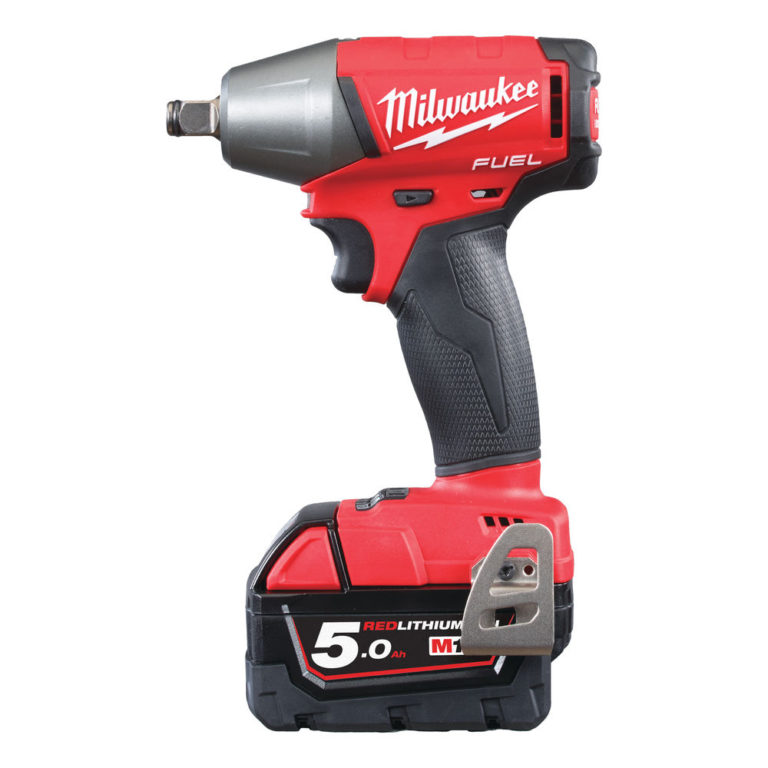 Milwaukee M18FPP2B 18V Combi & I/Wrench c/w 2 x 5.0Ah Batts - Protrade