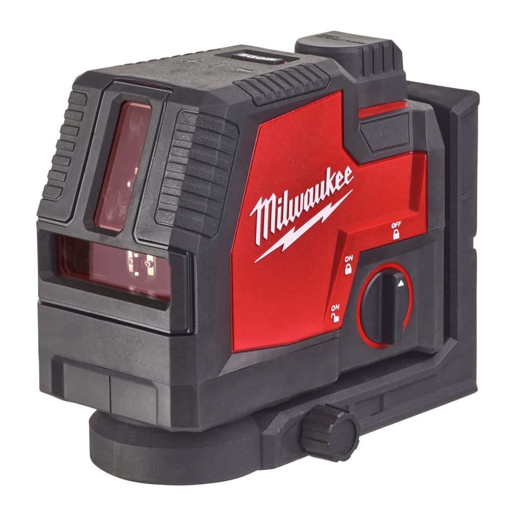 Milwaukee L4CLL Rechargeable Green Cross Line Laser Level - Protrade