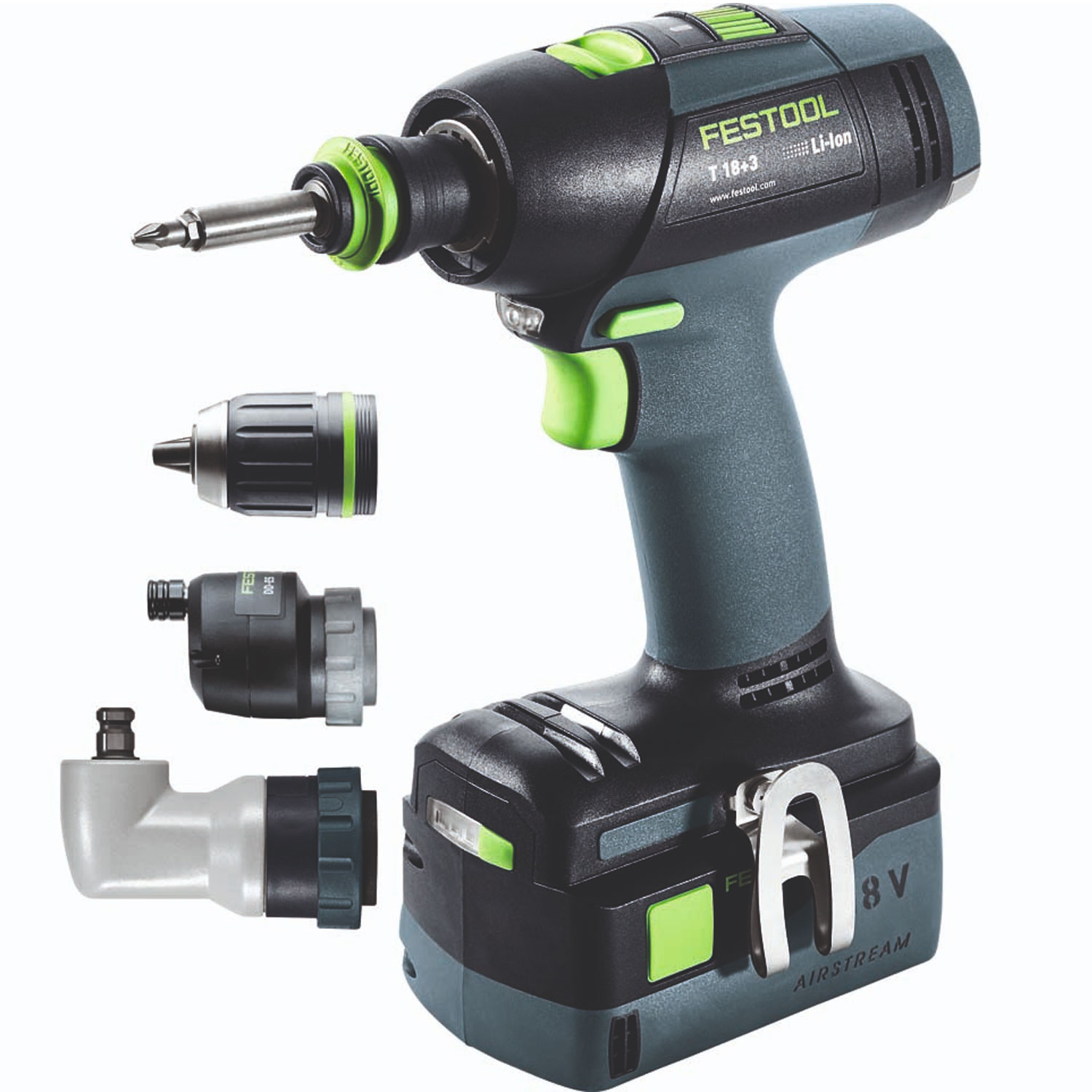 Festool T18 3 18V Drill Driver Set C W 2 X 4 0Ah Batts Protrade