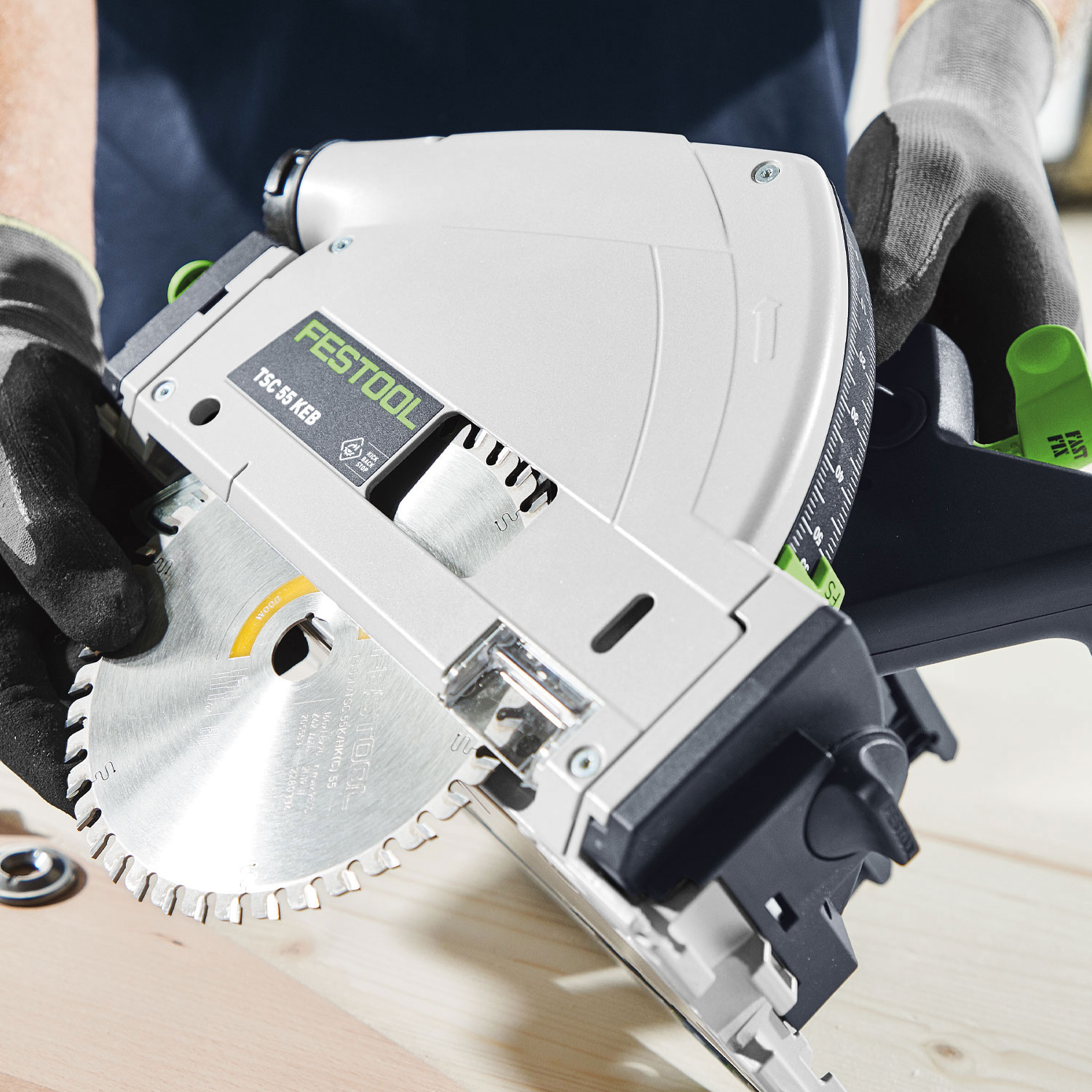 Festool TSC55 36V Cordless Plunge Saw c w 2 x 5.0Ah Protrade