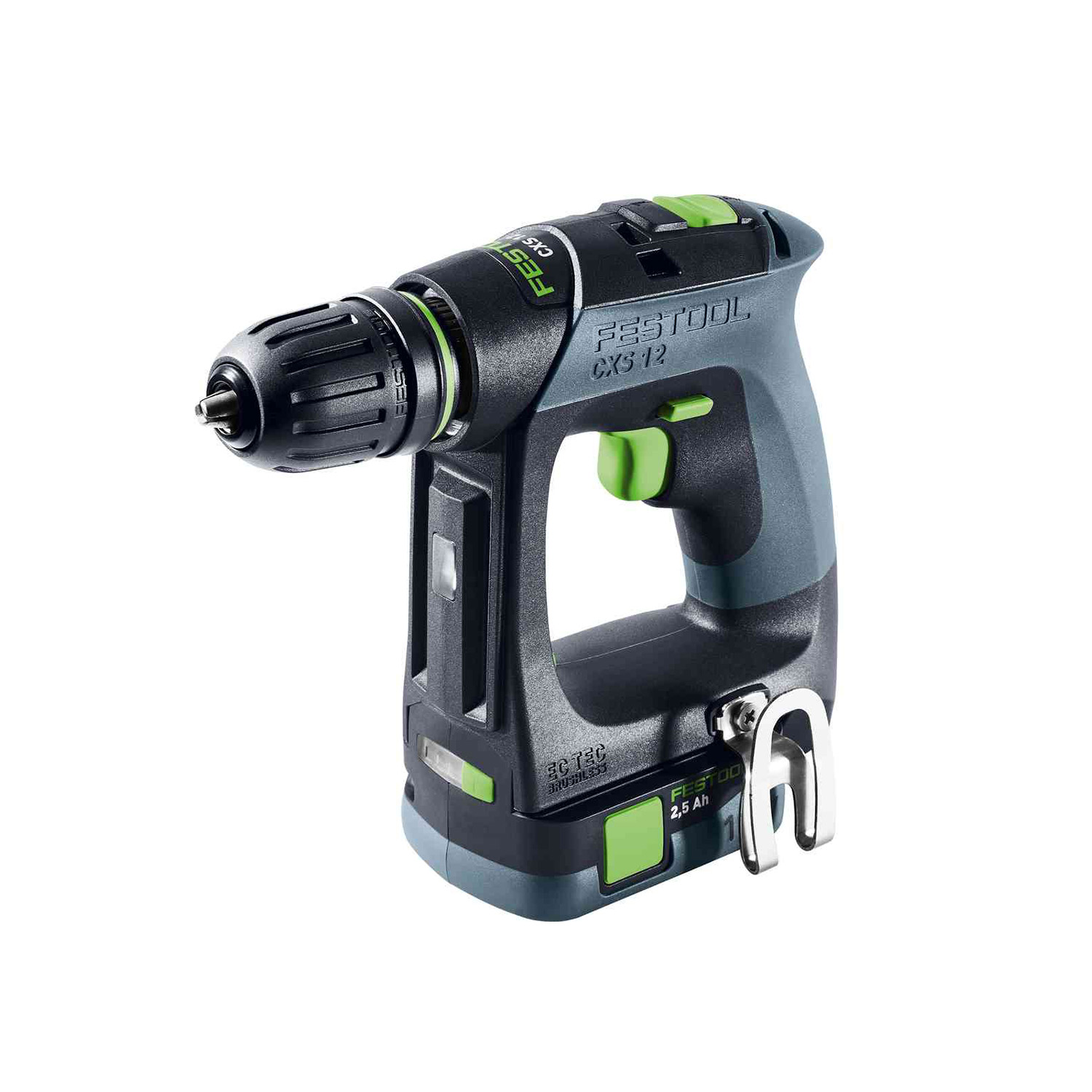 Festool CXS12 12V Drill Driver c w 2 x 2.5Ah Batts Protrade