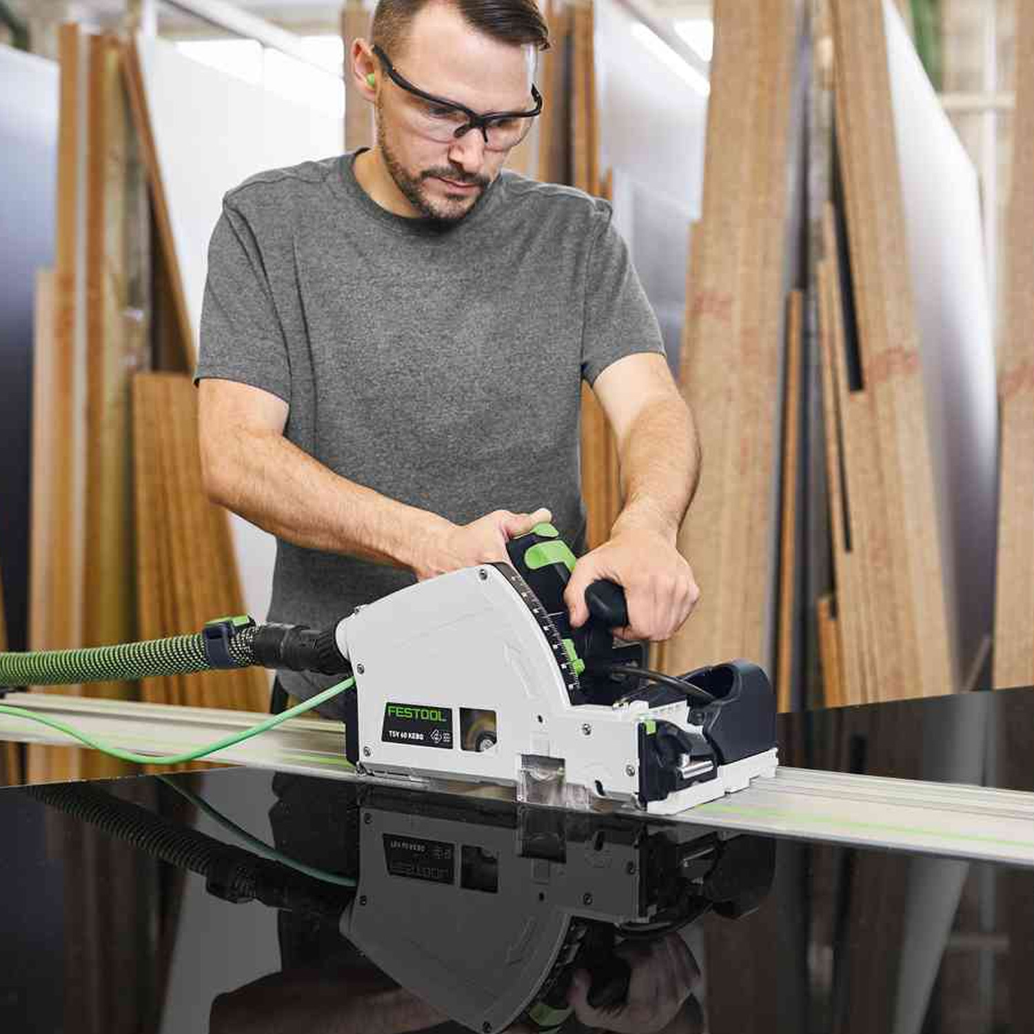 Festool plunge clearance saw rail