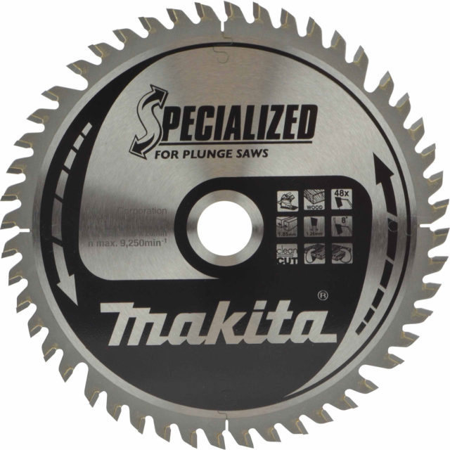 Makita 165mm Wood Cutting Blade for Plunge Saws - Protrade