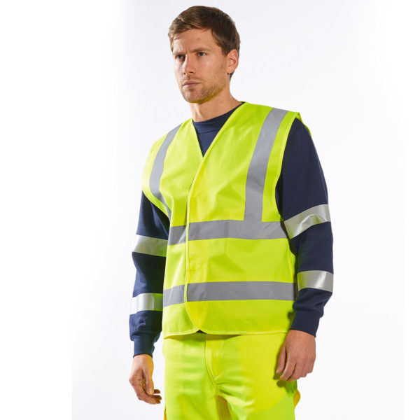 Portwest Yellow High Visibility Waistcoat Vest - Protrade