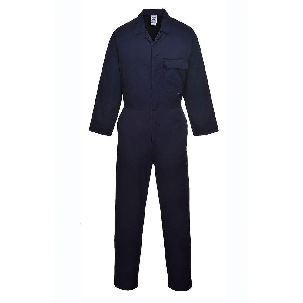 Portwest Navy Blue Polycotton Boiler Suit - Protrade