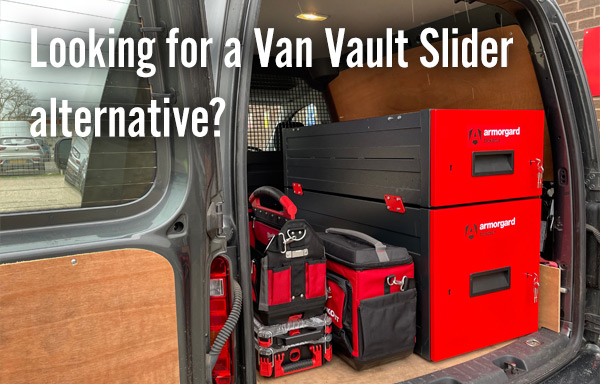 Looking for a Van Vault Slider alternative? Image of van and tool security